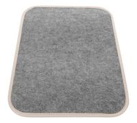Beaupretty Thickened 5mm Gray Calligraphy Felt Mat 30x40cm, Writing Desk Pad for Painting and Chinese Calligraphy Practice, Student Drawing Felt Cushion for Arts and Crafts