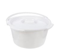 Beaupretty Thickened Adult Urine Container with Lid Portable Plastic Bedpan for Elderly Patients and Boys and Girls Hospital Home Use White