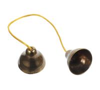 Beaupretty Thickened Brass Hand Cymbal Bell Clear Ringing Percussion Instrument for Yoga Meditation School Music Portable Lightweight Metal Chime for Performance and Daily Use