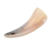 Beaupretty Thickened Natural Yellow Buffalo Horn Guasha Plate Portable Acupuncture Scraping Tool for Full Body Massage Neck Shoulder Face Relaxation and Skin Nourishment