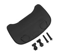 Beaupretty Thickened Wheelchair Tray Table Board with Safety Hooks and Screws Durable Plastic Dining Surface for Adults Easy Install Removable Over Chair Table for Eating Reading Random Color
