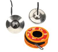 Beaupretty Tibetan Tingsha Cymbals Bell Set Small White Copper 7.5cm with Case for Buddhist Meditation Yoga Religious Ceremony Percussion Instrument