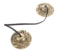 Beaupretty Tibetan Tingsha Cymbals Meditation Bell Chime Bells for Healing Mindfulness Yoga Buddhist Relaxation Percussion Instruments