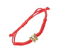 Beaupretty Tiger Year Red String Bracelet Handmade Knot Amulet Wrist Rope Charm for Women and Newborn Blessing Festive Chinese Year Jewelry