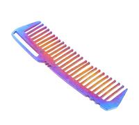 Beaupretty Titanium Alloy Rust Styling Comb Lightweight Portable Hairdressing Tool for Travel and Home Use Static Design for Hair Cutting and Dying