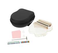 Beaupretty Tone Fingertip Kalimba Clover Shape Thumb Piano for Beginners Lightweight Portable Finger Piano Easy to Play for Music Lovers Includes Rainbow Clover Design