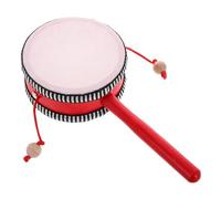 Beaupretty Traditional Monkey Drum Rattle Childsafe Smooth Surface Percussion Instrument Easy to Play Hand Drum for Early Music Education and Rhythm Development in Preschool