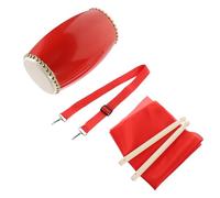 Beaupretty Traditional Waist Drum Hand Tambourine for Adults with Durable Cowhide Surface Strong One Molding Waist Drum Percussion Instrument for Music Dance and Performance