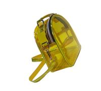 Beaupretty Transparent Crossbody Shoulder Bag for Women Chic PVC Laser Casual Messenger with Spacious Storage Lightweight Fashionable Sling Purse for Daily Use Shopping Parties Yellow