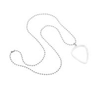 Beaupretty Transparent Heart Shaped Pendant for Plectrum Storage for Bass Ukulele Music Lovers Quick Access Picks Holder for Guitarists