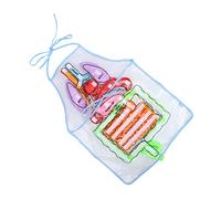 Beaupretty Transparent Human Organs Apron Educational Teaching Aid for Early Childhood Learning Anatomy Model with Heart Lung Liver Kidneys Stomach Intestines Preschool Anatomy Apron for