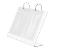 Beaupretty Transparent Nail Color Display Book Organizer with Flip Pages Large Capacity Storage for Professional and Personal Use Clear Nail Art Wraps Holder