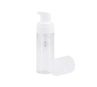 Beaupretty Transparent Reusable Foam Dispenser Bottle Leak Pump Container for Shampoo Lotion Bodywash Travel Friendly and Durable Pump Bottle for Bathroom and Gym Use