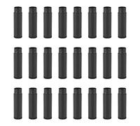 Beaupretty Travel Container 25pcs 5g Lipstick Tube Lip Balm Containers Empty Plastic Container for Lip Gloss(Black) Black Lipstick