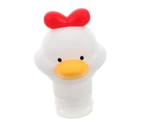 Beaupretty Travel Shampoo Conditioner Body Wash Bottle Leakproof Duck Squeeze Containers for Face Wash Reusable Toiletry Organizer