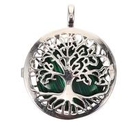 Beaupretty Tree of Life Pendant Womens Necklace Jewelry Charm Alloy Pendant Stone Charm