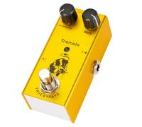 Beaupretty Tremolo Guitar Pedal with True Bypass Photoelectric Tube Circuit Tone and Rate Knobs Vintage Effect for Electric Guitar Amplifiers