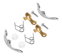 Beaupretty Trumpet Valve Repair Kit Wind Instruments Accessory Assembly 10pcs Silver with Metal Springs and Screws, Easy Installation and Strong Compatibility for Standard Trumpet