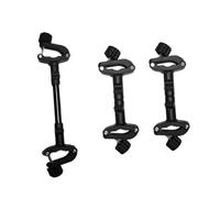 Beaupretty Twin Baby Stroller Connectors for Infant and Toddler Strollers, 3pcs Lightweight Outdoor Pram Connector Set with Adjustable Double Cart Clips for Twin Babies