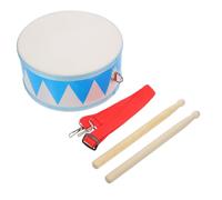 Beaupretty Two-sided Snare Drum Blue Percussion Instrument for Enhances Skills Concentration Musicality Development