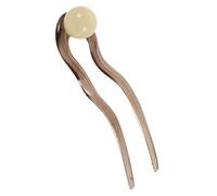 Beaupretty U Shaped Hairpin Pearl Women's Vintage Bun Hair Holder Wedding Guest Hair Accessory