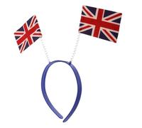 Beaupretty Uk National Flag Headband for Festivals and Celebrations Union Jack Hair Accessory for Women and Girls Patriotic Design for Theme Parties and Events