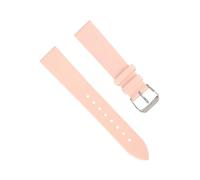 Beaupretty Ultrathin Pink Cattlehide Leather Watch Band Quick Release Strap with Classic Tabby Design for Stylish Comfort and Durability