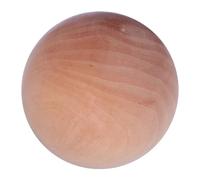 Beaupretty Unfinished Solid Wood Round Ball 8cm Diameter for DIY Crafts, Natural Wood Sphere Accessory for Woodworking, Art Projects and Handmade Decorations