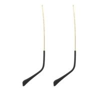 Beaupretty Universal Metal Glasses Replacement Arms Legs for Reading Glasses Comfortable to Wear Reduced Ear Sturdy Eyeglass Repair Parts for Spectacle Frame Restoration