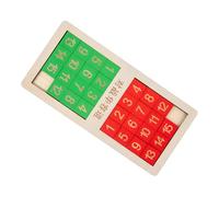 Beaupretty Upgraded Double-player Number Slide Puzzle Educational for Interaction Math Learning Game for Intelligence Development and Logical Thinking Enhancement