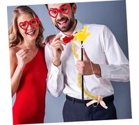 Beaupretty Valentine S Day Cupid Costume Prop Set Yellow Bow and Arrow for Adults Romantic Masquerade Party Halloween Photography Accessories Reusable