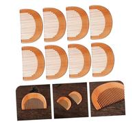 Beaupretty Valentine's Day Wooden Hair Comb Set Massage Comb for Women Static Hair Care Tool