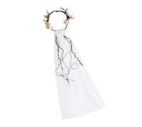Beaupretty Veil Garland Bridal Headband Floral Crown Headdress for Wedding Beach Flower Veil Accessory