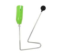 Beaupretty Vibraslap Percussion Instrument for Educational Handheld Musical for Preschool Safe and Rhythm Instrument for Early Music Development and Family Fun in Green Small