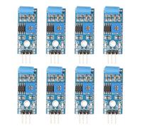 Beaupretty Vibration Sensor Module Plastic Alarm Sensors Microcontroller Compatible Normally Closed Type 10pcs with Digital Output for Intelligent Car Theft Alarm