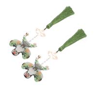 Beaupretty Vintage Chinese Style Hairpin Handmade Mini Tassel Hair Stick Pin for Hanfu Decorative Hair Accessories Asian Hairpin Tassels Traditional Clip Cultural Charm Boy Girl-safe Design