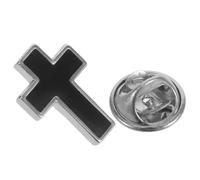Beaupretty Vintage Copper Cross Brooch Pin with Smooth Polished Finish, Gender Neutral and Resistant to Fading, for Religious Occasions and Church Events
