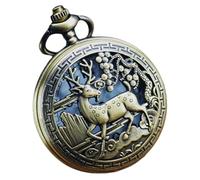 Beaupretty Vintage Decorative Pocket Watch for Men and Women Compact Lightweight Design Sturdy Material Retro Style Quartz Watch Accessory for Any Occasion