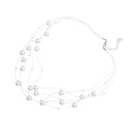 Beaupretty Vintage Faux Pearls Necklace for Women Baroque Choker Style Costume Jewelry Retro Beaded Strand with Chunky Design Elegant Bridesmaid Accessory