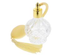 Beaupretty Vintage Glass Perfume Bottle Refillable Spray with Tassel Elegant Retro Design for Travel and Gift Safe Glass with Unique Fashion Appearance Random Color