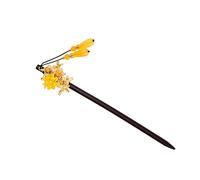 Beaupretty Vintage Handmade Hair Stick Tassel Hair Fork Chinese Classical Flower Hairpin for Traditional Hanfu Secure for Women and Men for Festivals and Ancient Style Dressing