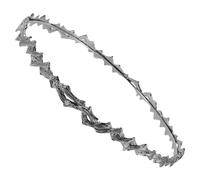 Beaupretty Vintage Non Slip Twisted Wave Hairband for Women Minimalist Crown Hair Hoop with Comfortable Metal Craft Stylish Retro Headband for Face Wash Makeup and Daily Wear