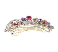 Beaupretty Vintage Rhinestone Hairpin Hair Clip for Girls Festive Women's Hair Accessory