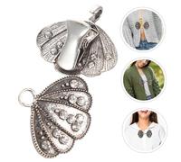 Beaupretty Vintage Rhinestone Sweater Clip for Women Elegant Cloak Buckle and Scarf Pin Retro Cardigan Brooch for Dress Collar Decoration Suitable for Formal and Casual Occasions