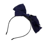 Beaupretty Vintage Satin Ribbon Bowknot Headband for Women Smooth Hoop Elegant Double Layer Turban Hair Accessories Comfortable Stylish Everyday Party Wear