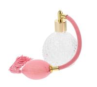 Beaupretty Vintage Style Glass Perfume Bottle Refillable Atomizer Spray Empty Perfume Sprayer for Home Decor and Travel Elegant Bathroom Accessory