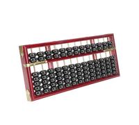 Beaupretty Vintage Style Wooden Abacus with Beads Chinese Educational Counting Tool for S Mental Arithmetic and Brain Development Multi-functional Learning Aid for School and Home Use
