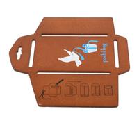 Beaupretty Vintage Wooden Envelope Template for DIY Envelope Making Small Size Craft Stencil Tool for Handmade Reusable Accessory for Scrapbooking and Lettering