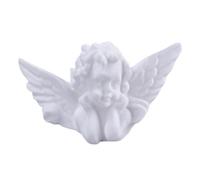 Beaupretty Vinyl Angel Cake Topper Figurine for Wedding and Photo Prop, White Charming Angel Decoration Easy to Use Versatile Design for Church and Birthday Party Cakes