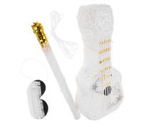 Beaupretty Violin Pinata with Stick and Blindfold for Birthday Parties Creative Candy Filled Smash for Boys Men Women Unique Musical Theme Decoration and Fun Game Accessory